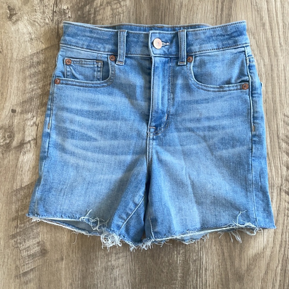 Super hi-rise American eagle shorts NWOT - Picture 2 of 7